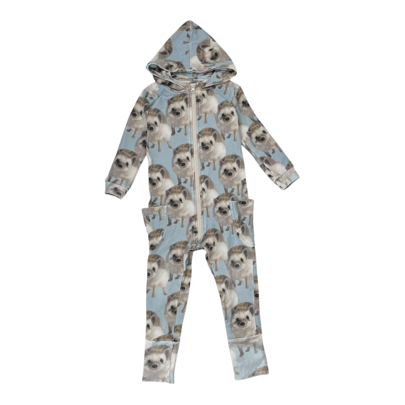 Metsola sweat jumpsuit, hedgehog | 98/104cm