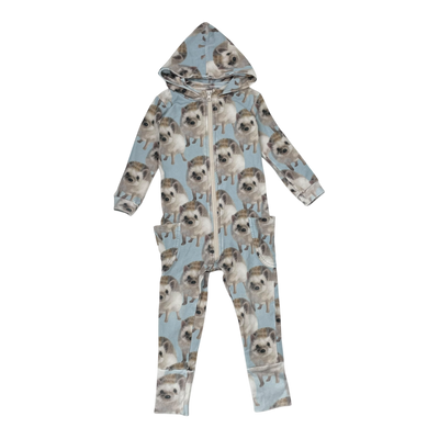 Metsola sweat jumpsuit, hedgehog | 98/104cm