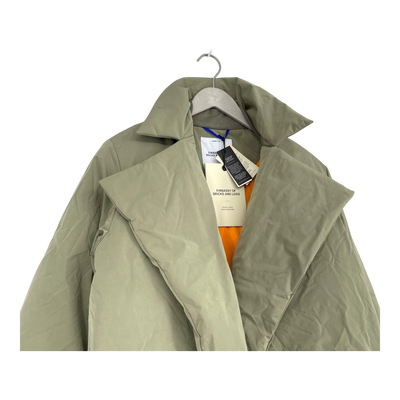 Embassy of Bricks and Logs avalon puffer jacket, pale olive | unisex S