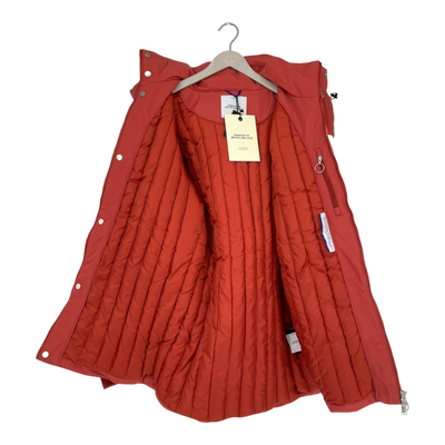 Embassy of Bricks and Logs fairview parka jacket, brick red | unisex L