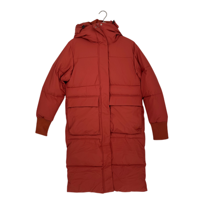 Embassy of Bricks and Logs ry puffer jacket, brick red | unisex S