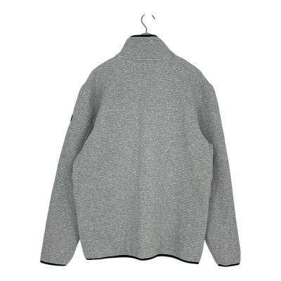 Halti fleece jacket, grey melange | man XXL