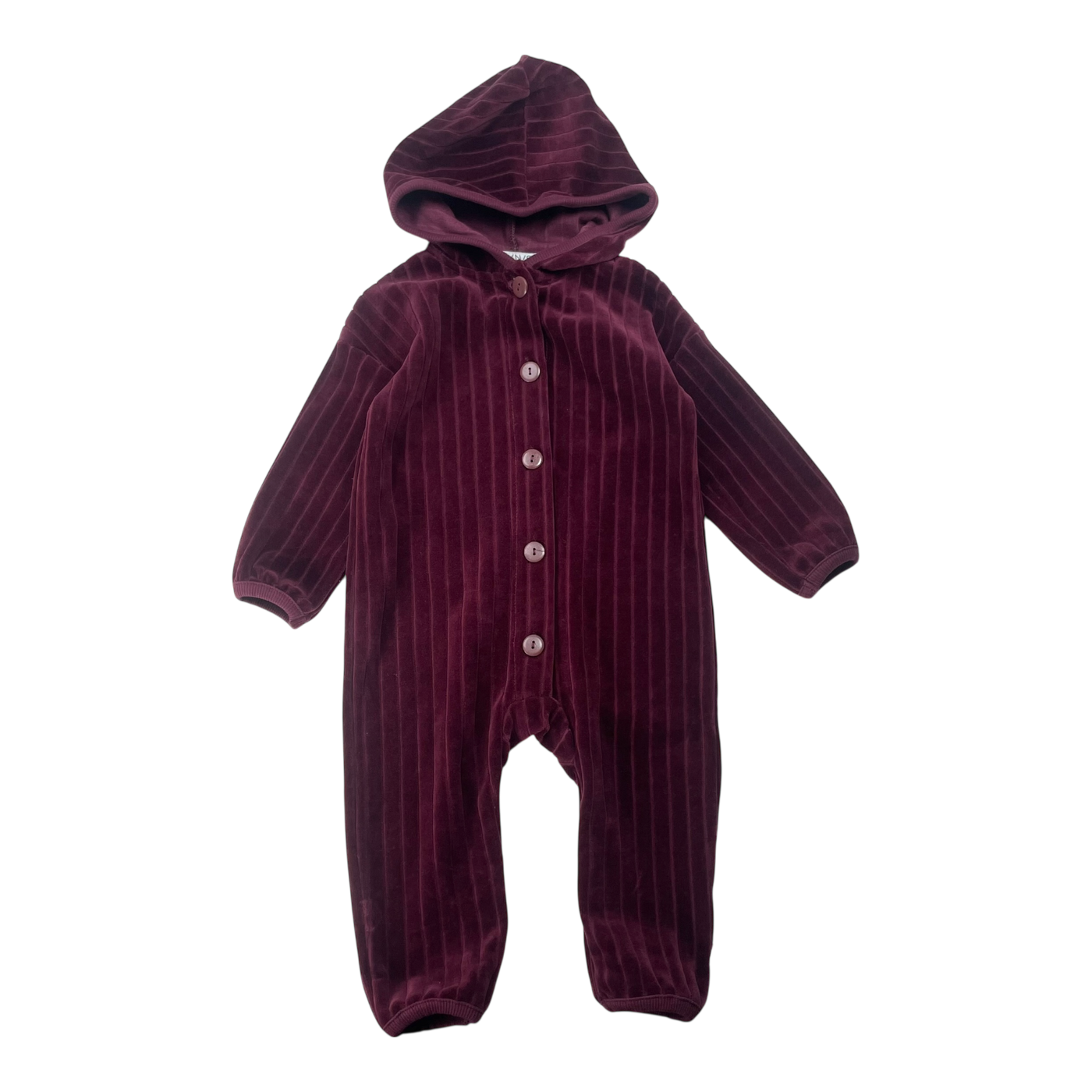 Mainio velour jumpsuit, wine | 74/80cm