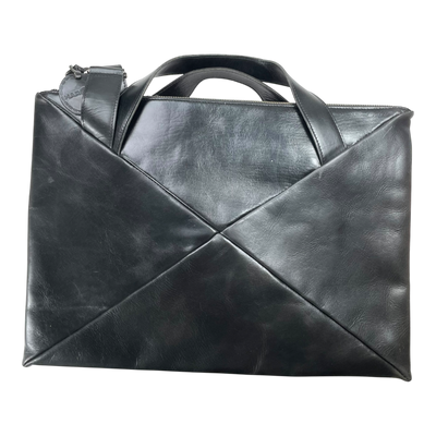 Harold's Bags leather messenger bag, black