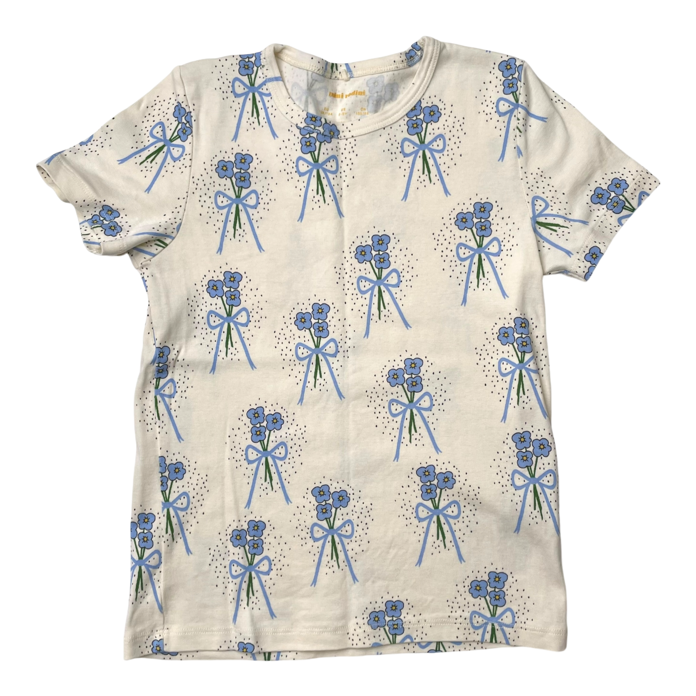 Mini Rodini t-shirt, flowers | 128/134cm