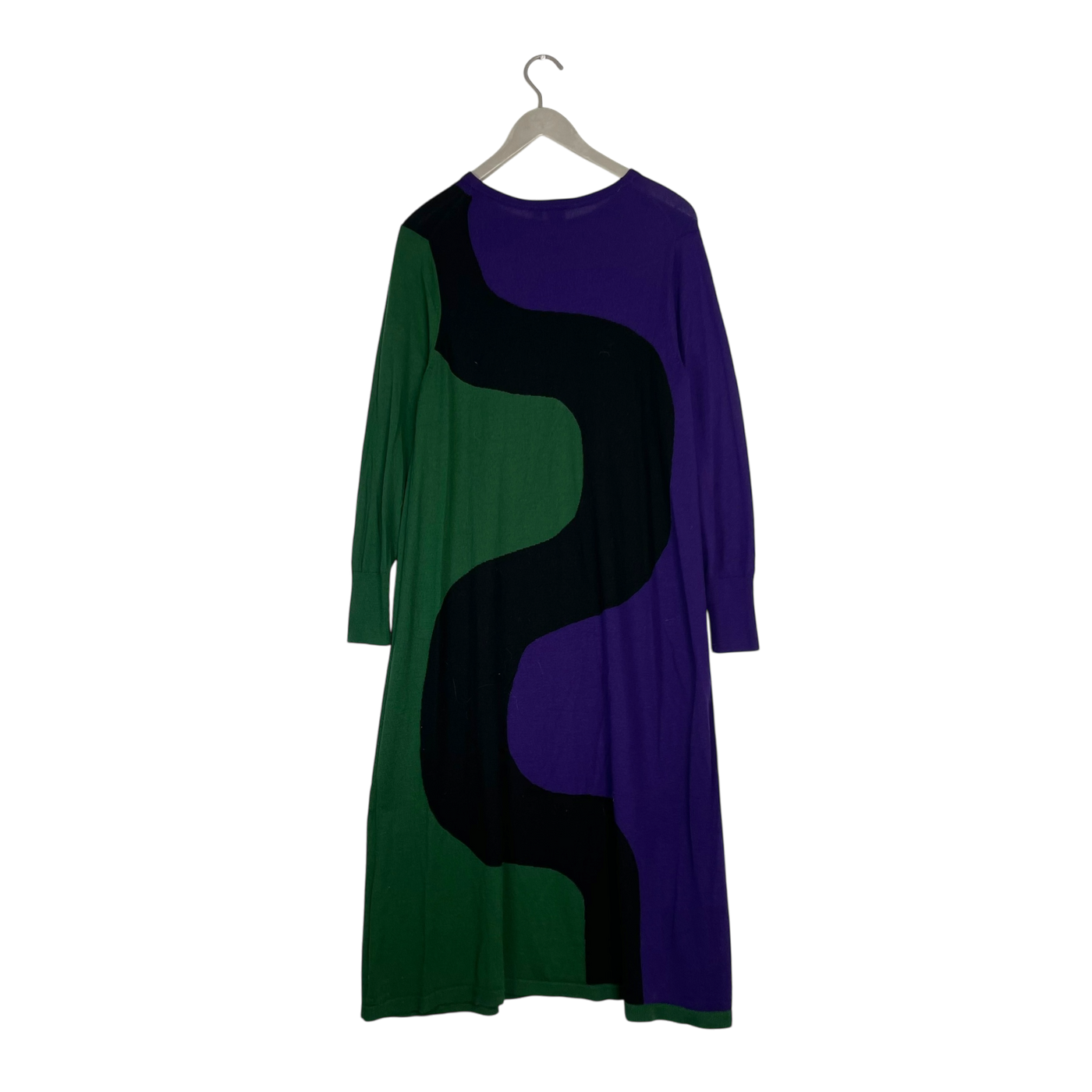 Marimekko x Uniqlo knit dress, color block | woman L