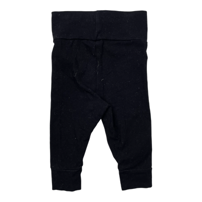 Mini Rodini basic leggings, black | 62cm