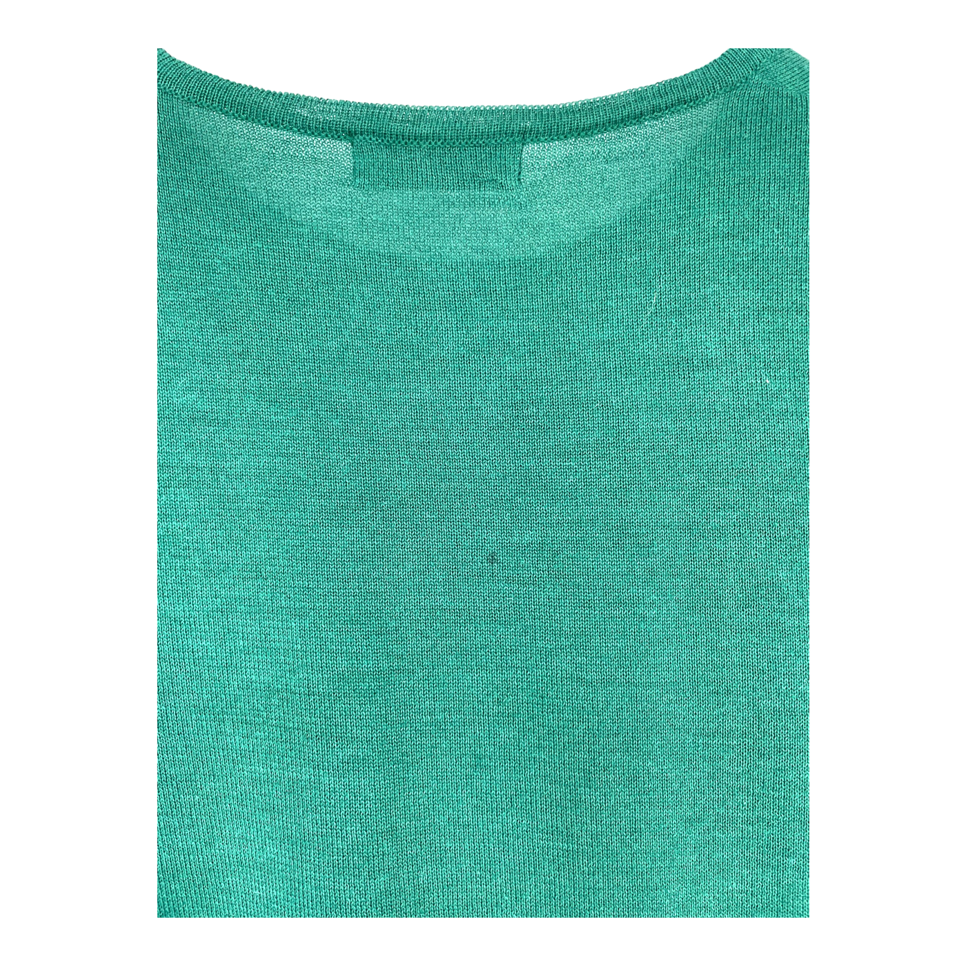 Alpa alpaca and silk knitted shirt, green | woman S