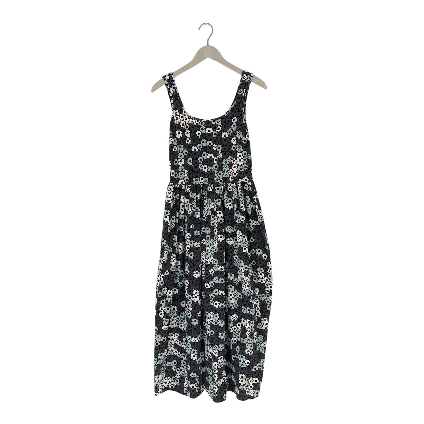 Marimekko dekadi unikko dress, mint unikko | woman L