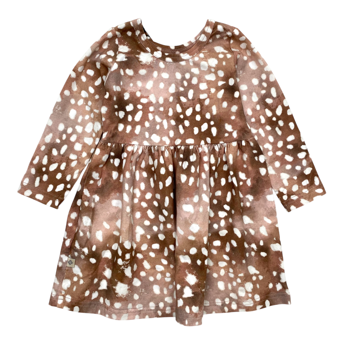 Kaiko dress, copper bambi | 74/80cm