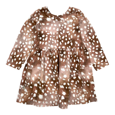 Kaiko dress, copper bambi | 74/80cm