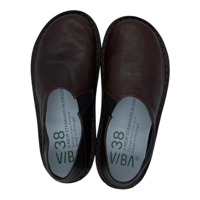VIBAe Zuma leather shoes, cocoa brown | 38