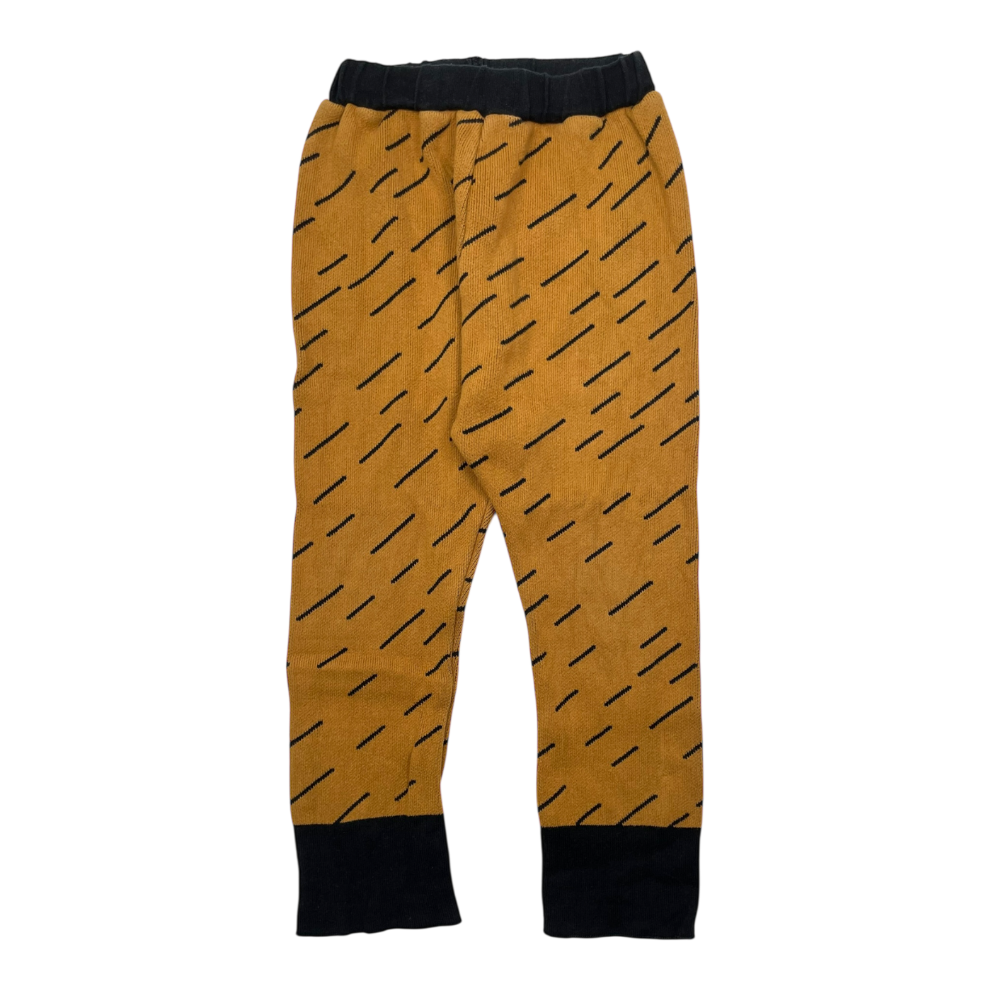 Papu knit stripe pants, brown/black | 98/104cm