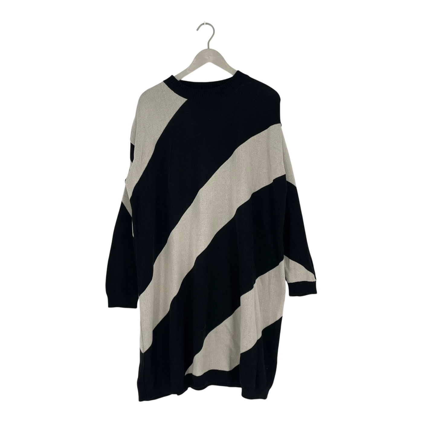 Papu knitted dress, stripes | woman L/XL