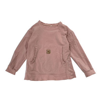 Metsola pocket sweatshirt, pink | 86/92cm