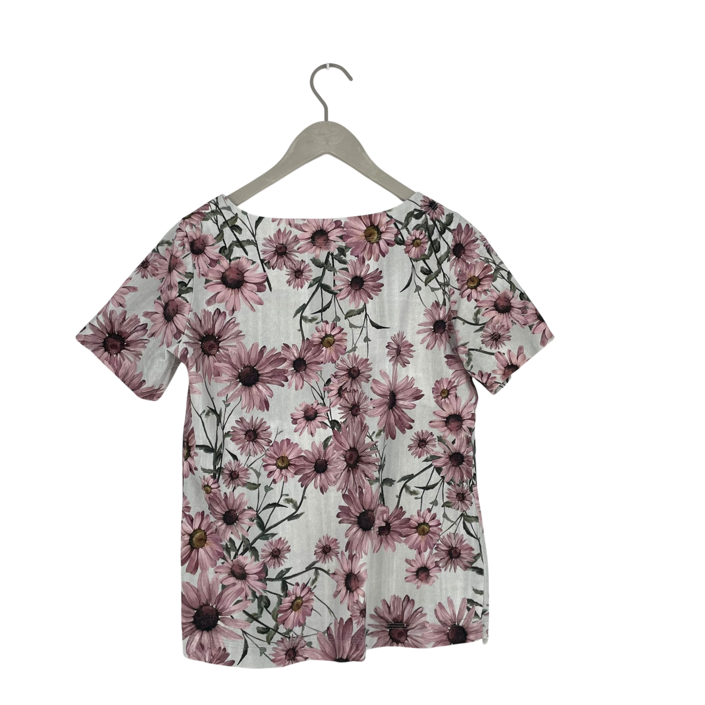 Ommellinen t-shirt, vintage flowers | woman M