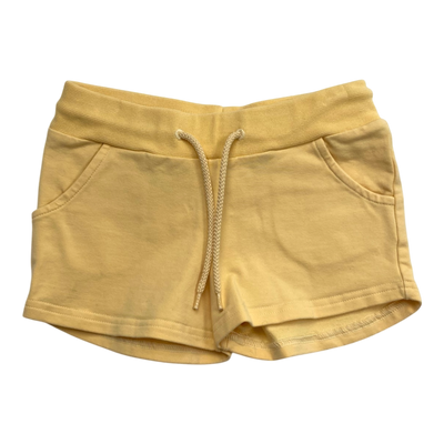 Gugguu shorts, yellow | 116cm