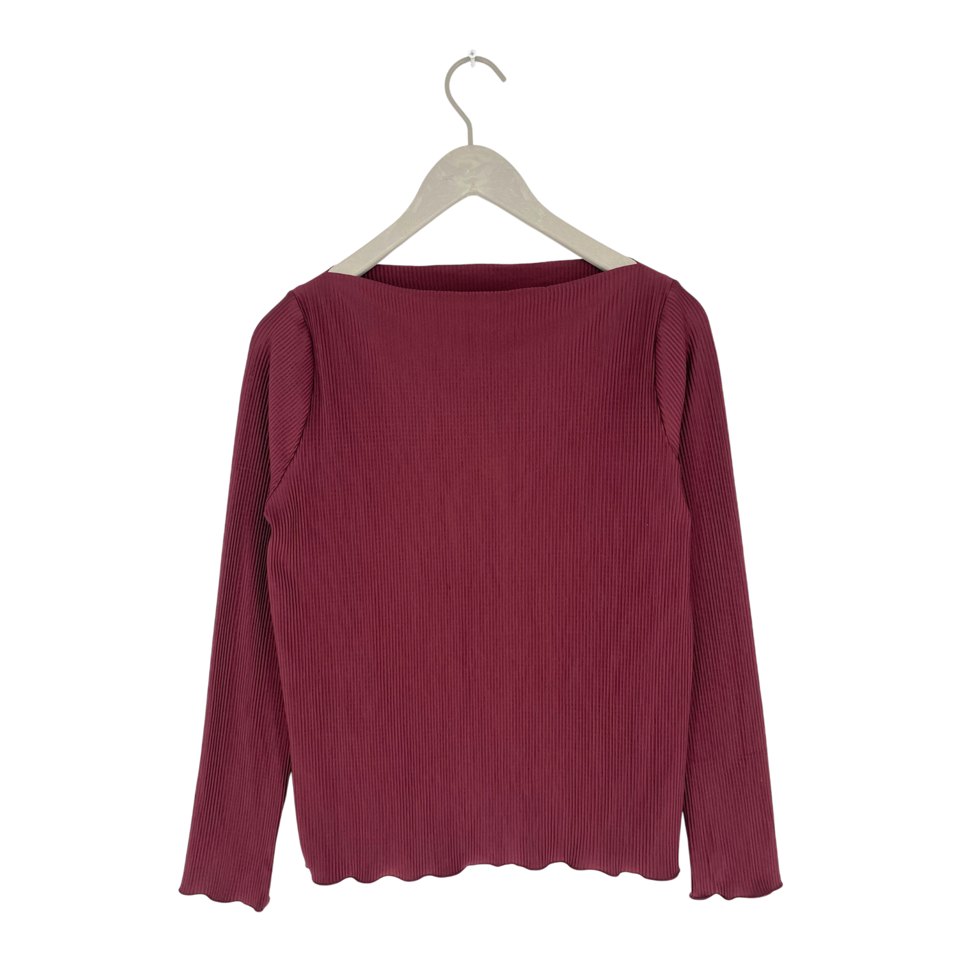 Soft Rebels asiatic plissé blouse, burgundy | woman S