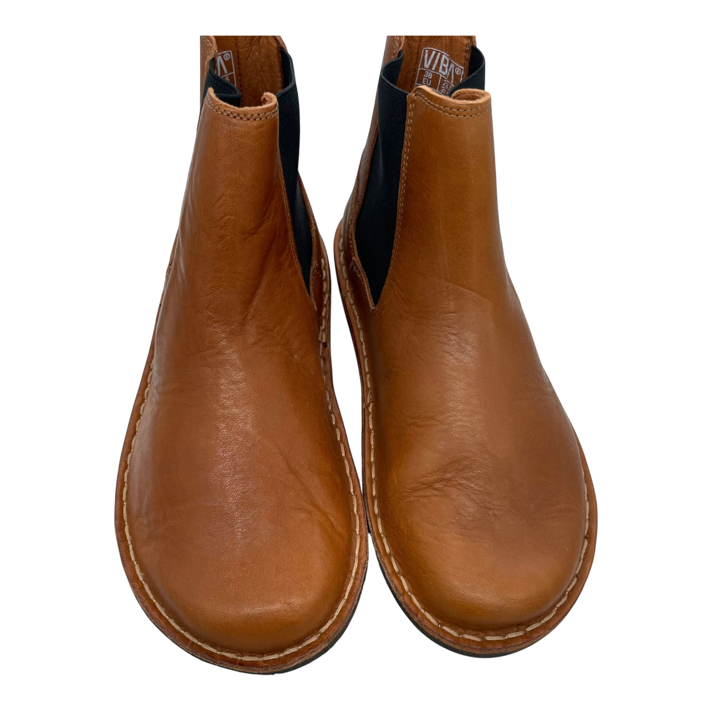 VIBAe Helsinki leather boots, cognac brown | 38