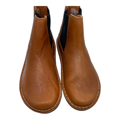 VIBAe Helsinki leather boots, cognac brown | 38