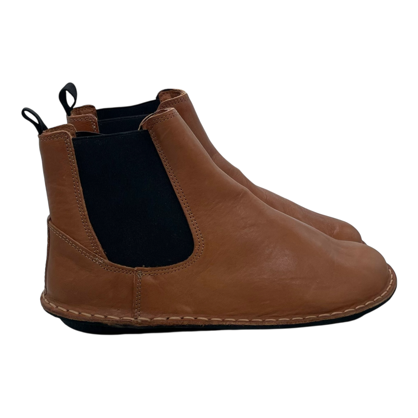 VIBAe Helsinki leather boots, cognac brown | 38
