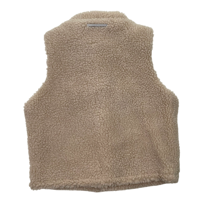 Embassy of Bricks and Logs lima sherpa teddy vest, cream | 125cm