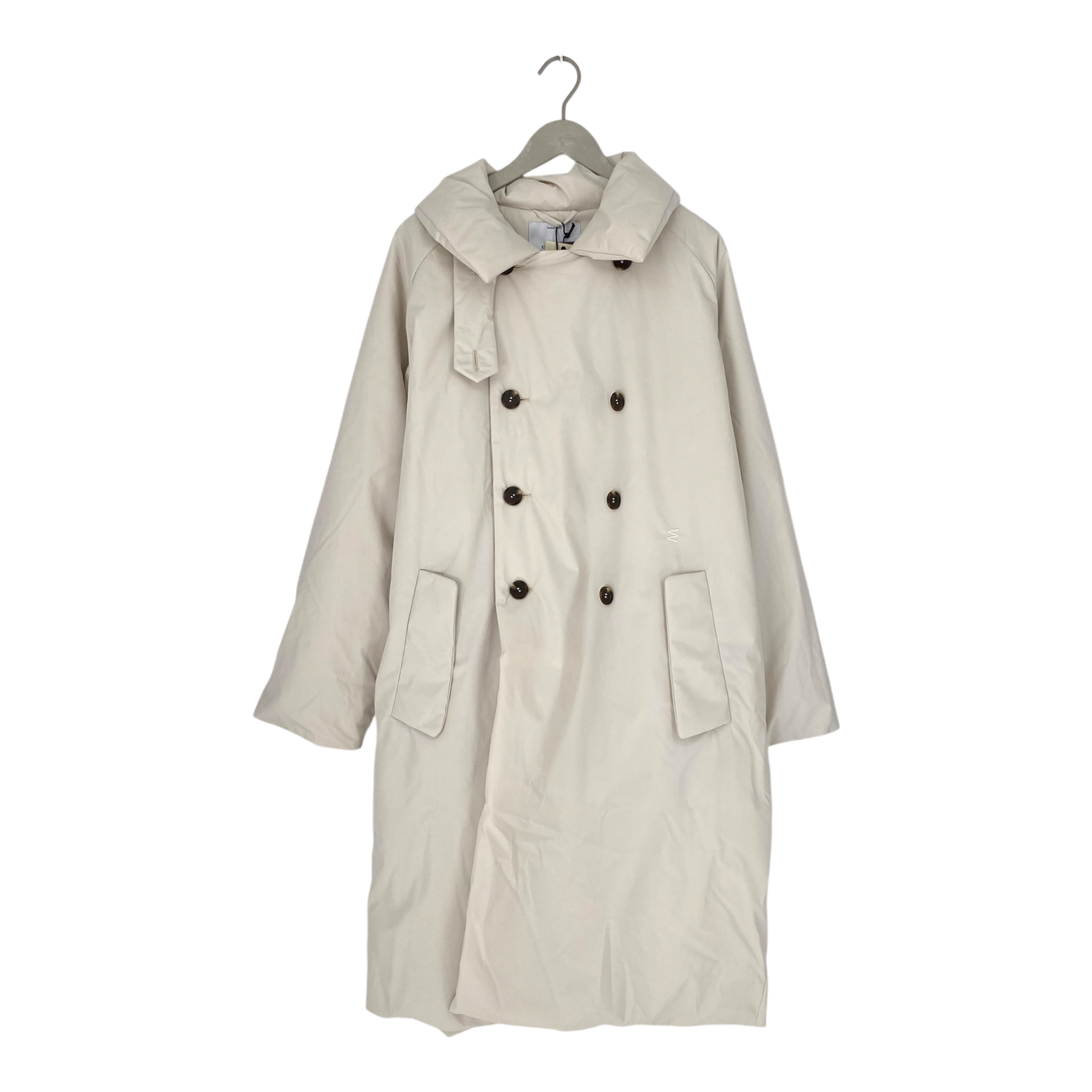 Embassy of Bricks and Logs stainburn puffer coat, ivory | woman L