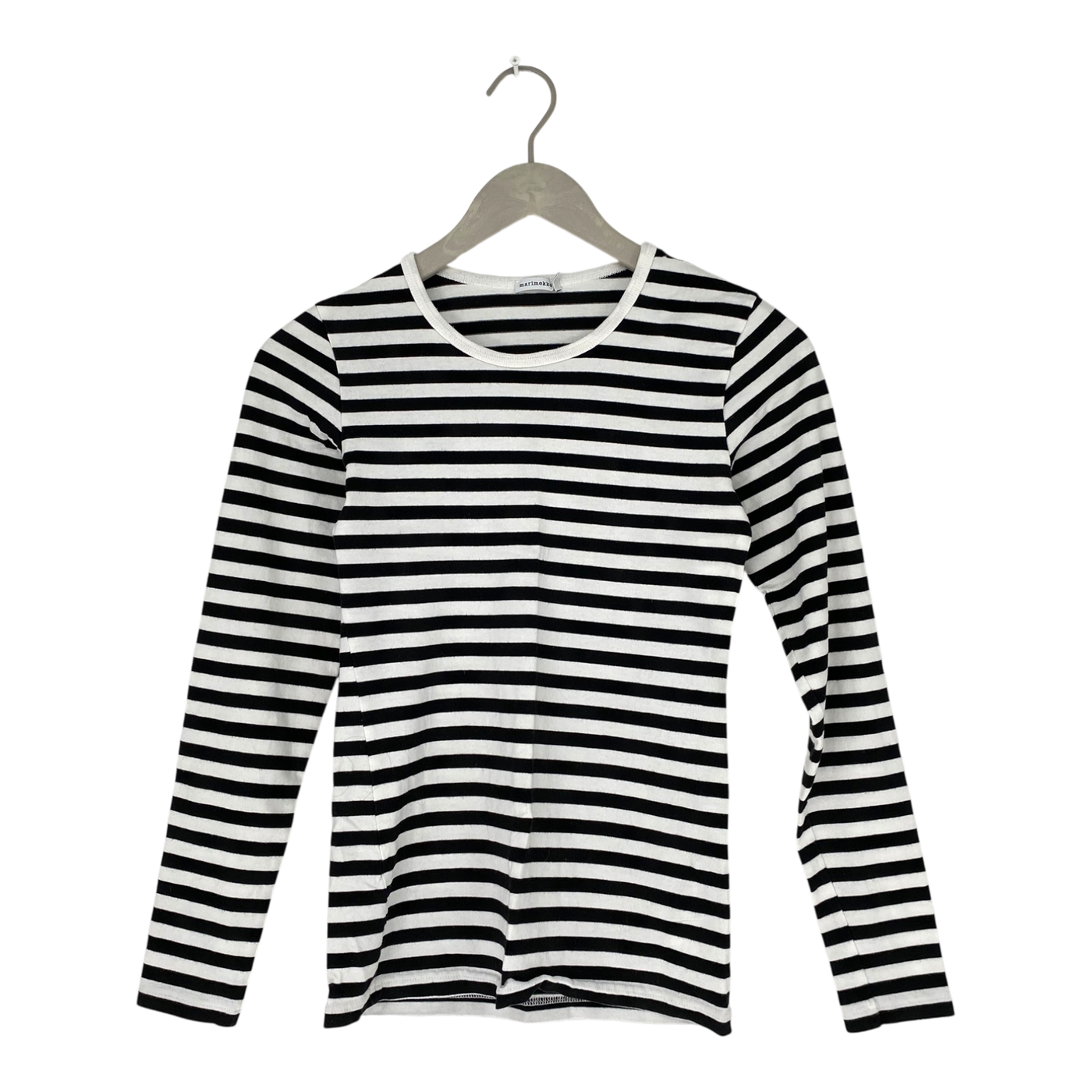 Marimekko stripe shirt, black / white | woman XS