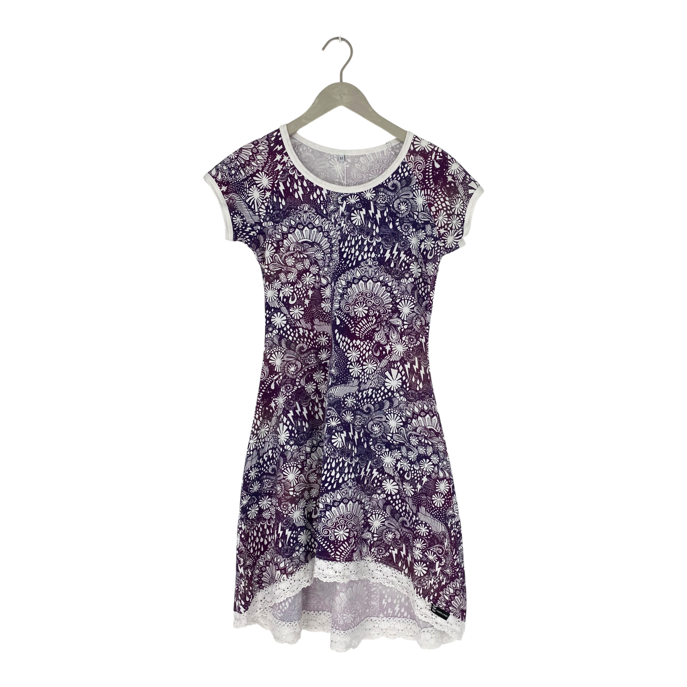 Ommellinen t-shirt tunic, indigo | woman M