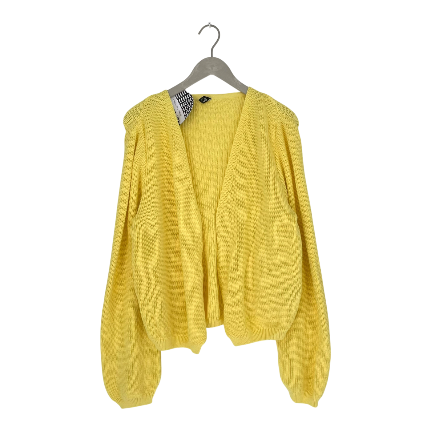 Ommellinen knitted cardigan, lemon | woman M/L