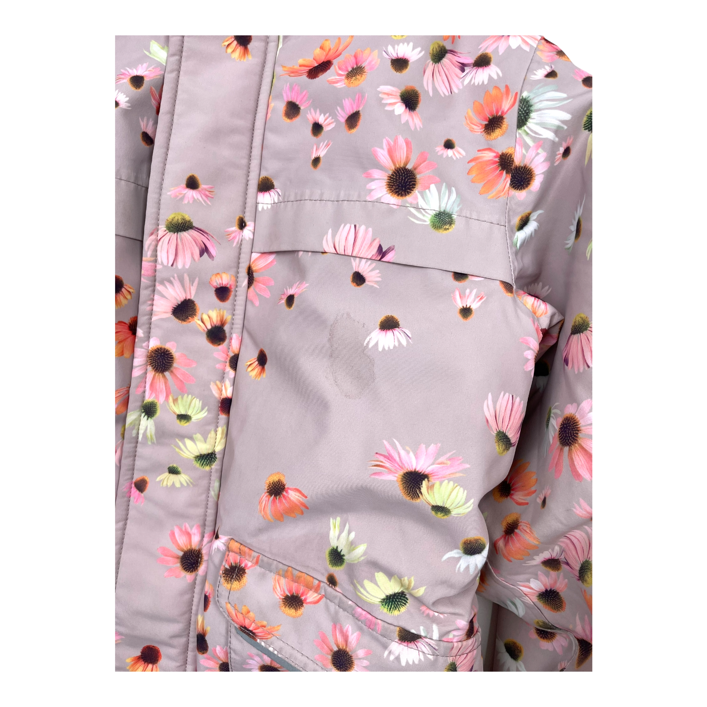 Molo heiko winter jacket, flowers | 134cm