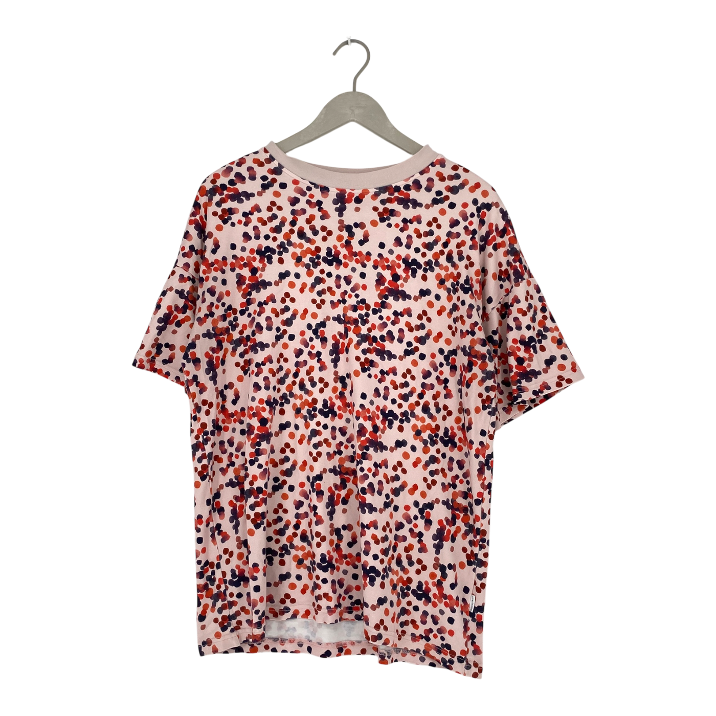Riva Clothing t-shirt, pink dots | unisex M