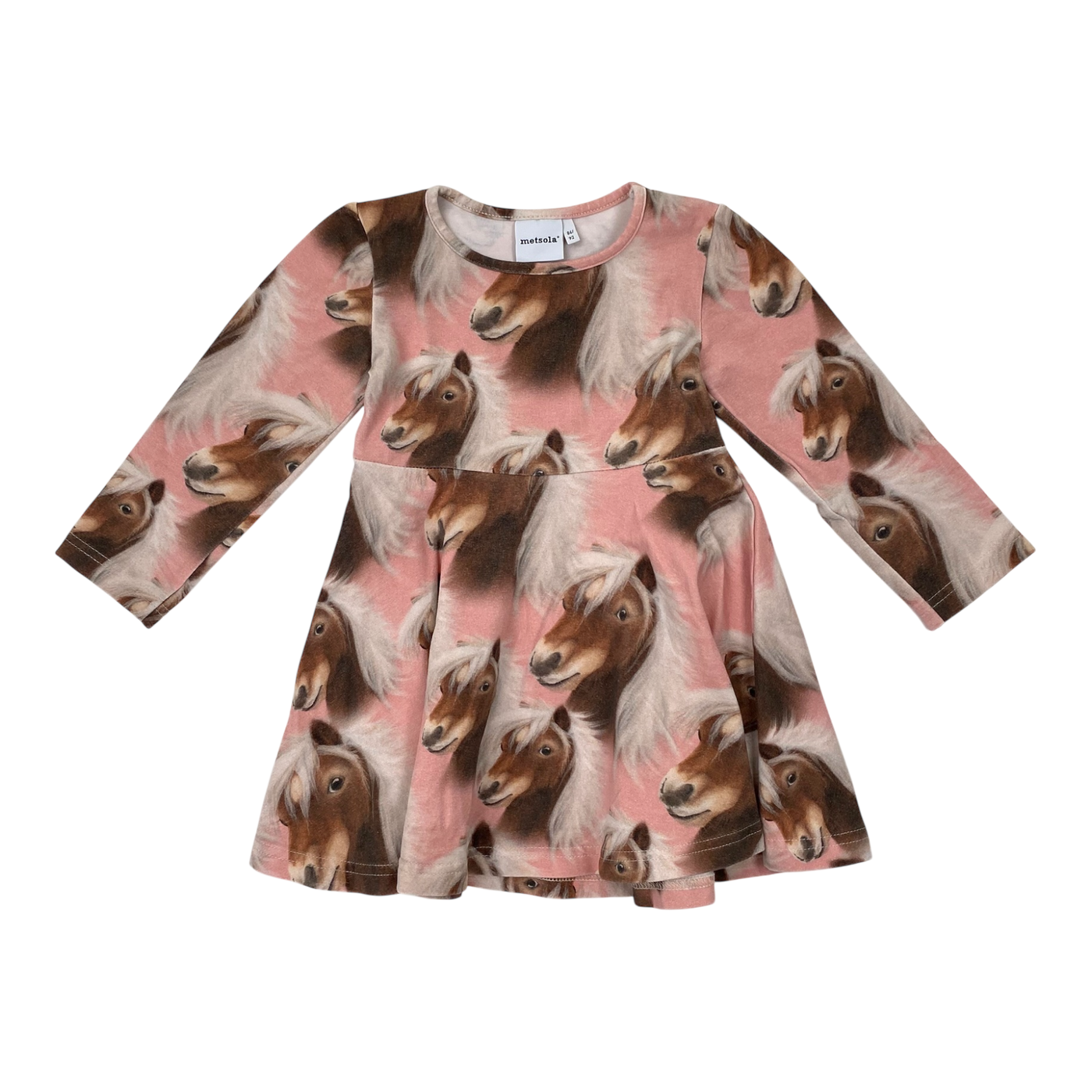 Metsola dress, horses | 86/92cm