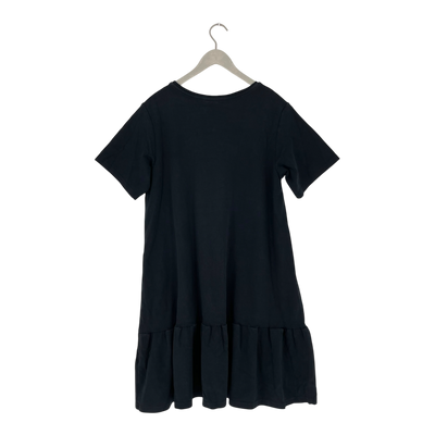 Kaiko ruffle t-shirt dress, black | woman L