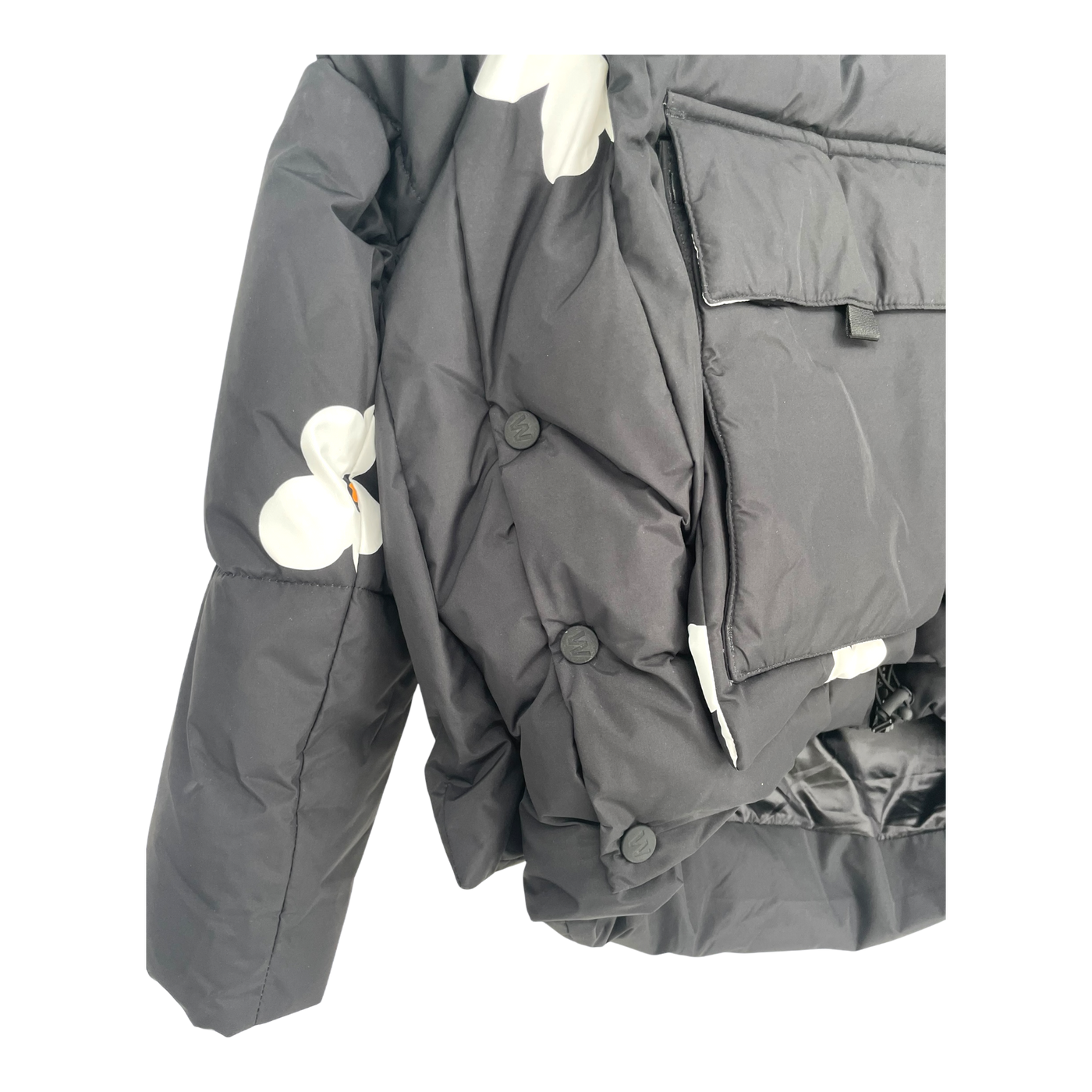 Embassy of Bricks and Logs harlem puffer jacket, flowers | woman S