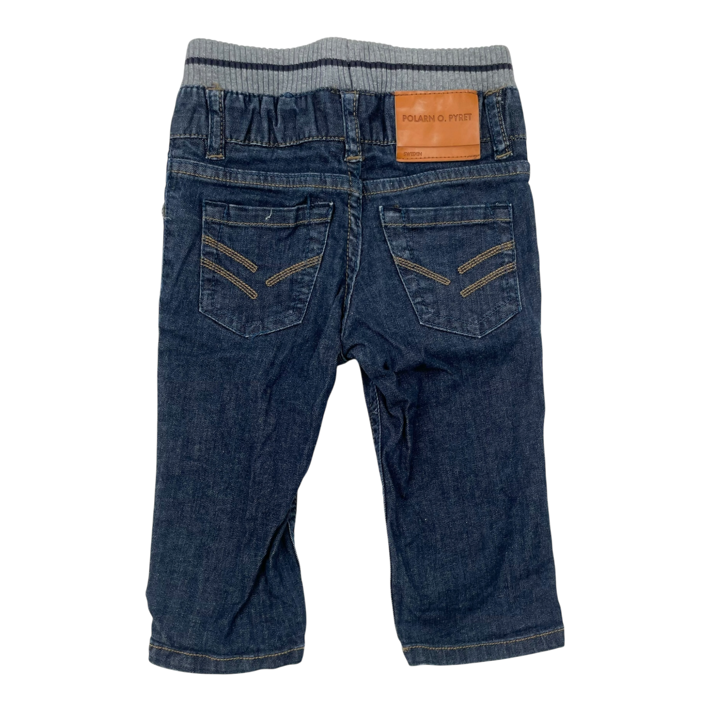 Polarn O. Pyret jeans, denim blue | 74cm