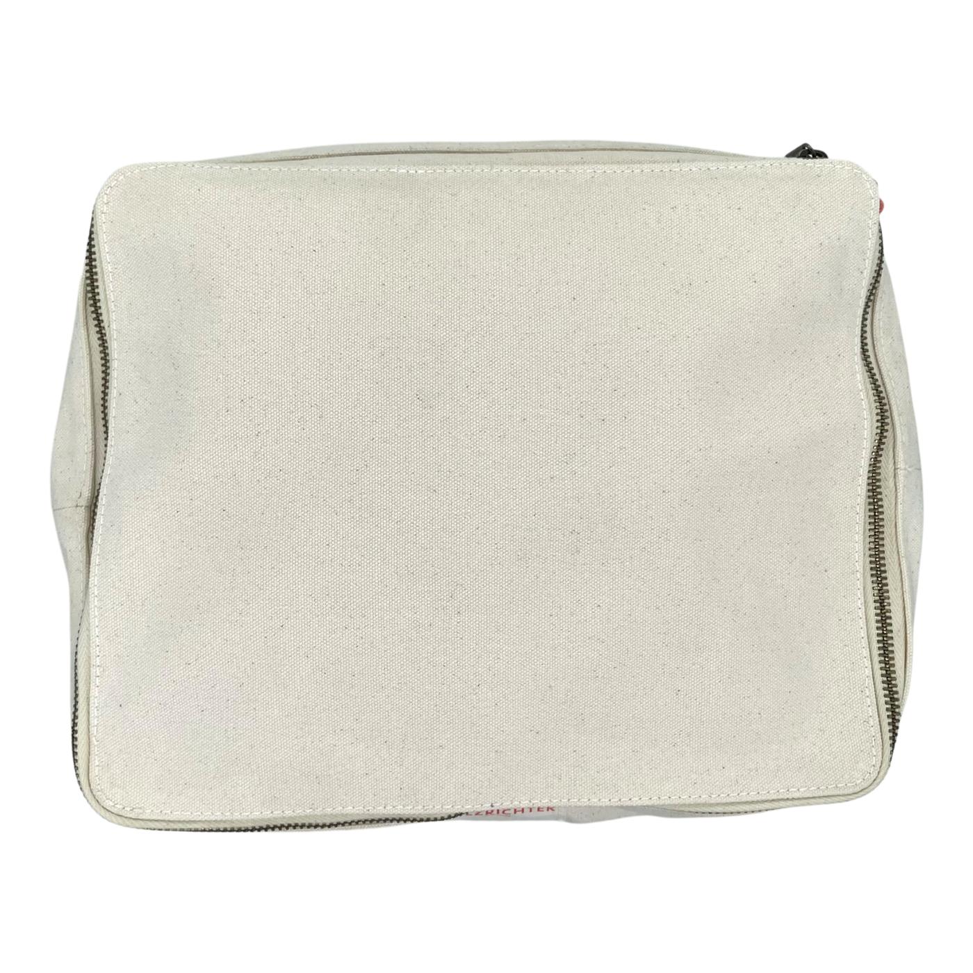 Holzrichter canvas packing cube, cream