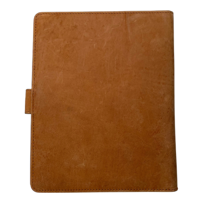 Holzrichter leather planner cover, caramel