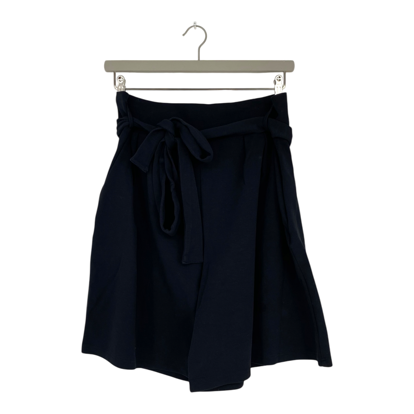 Toive belted sweat shorts, black | woman 2XL