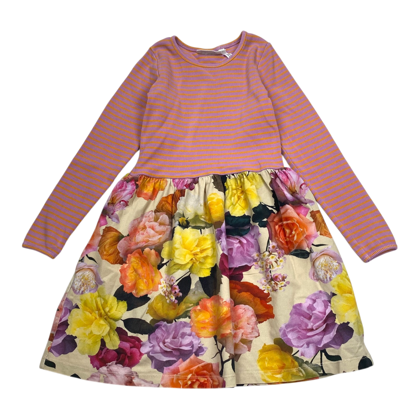 Molo woven dress, flower | 110/116cm