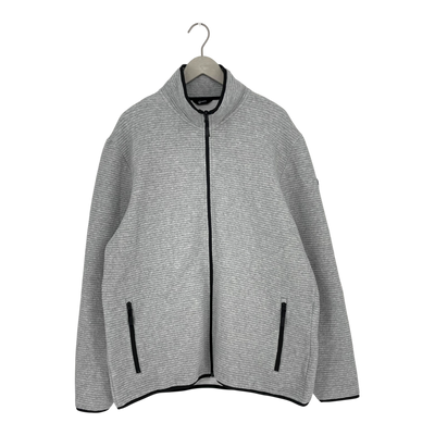 Halti fleece jacket, grey melange | man XXL