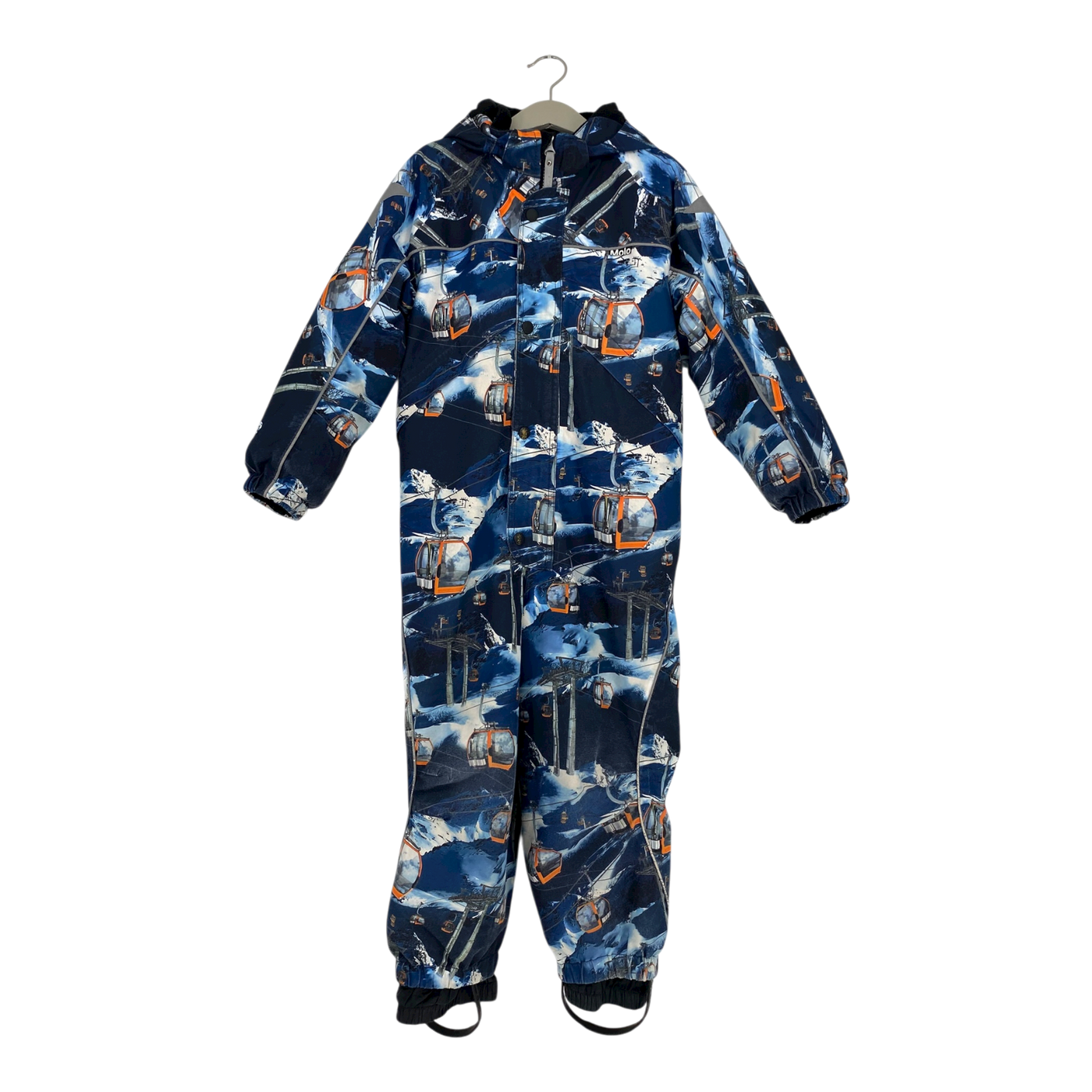 Molo polaris fur winter overall, ski lift | 116cm