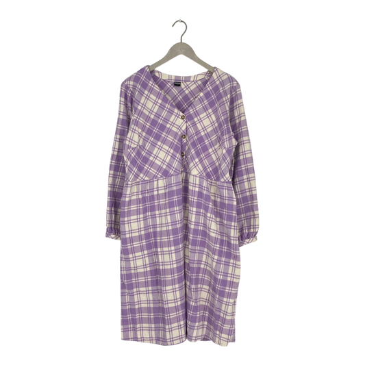 R-Collection flanel dress, lavender | woman L