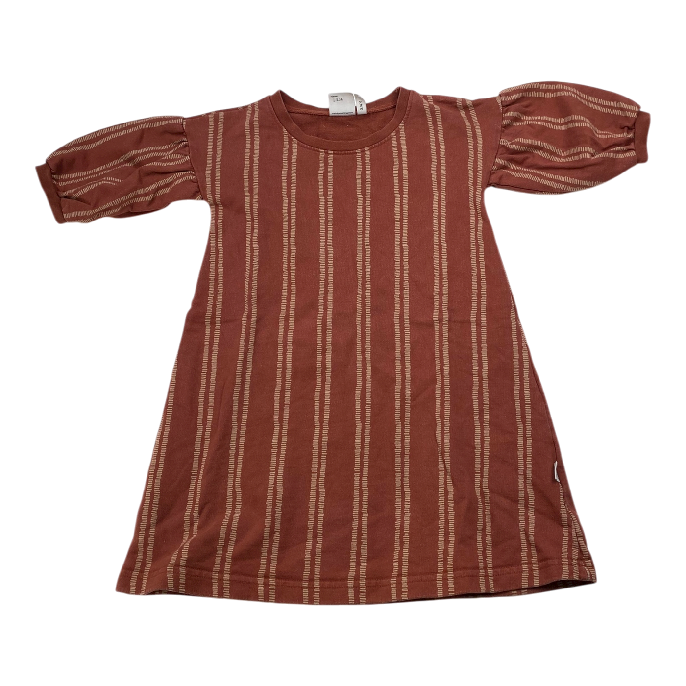 Mainio sweat dress, rust | 98/104cm