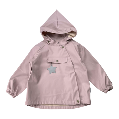 Mini A Ture matwai rain jacket, old rose | 104cm