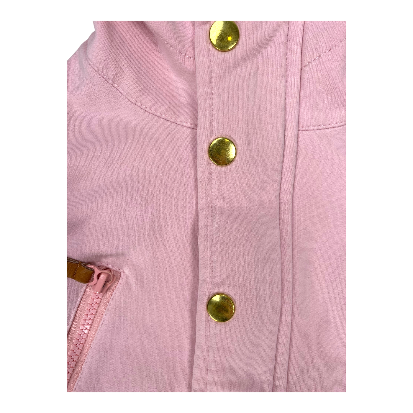 Metsola sweat jacket, light pink | 110/116cm