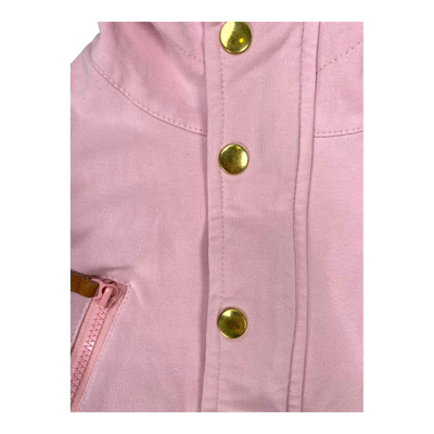 Metsola sweat jacket, light pink | 110/116cm