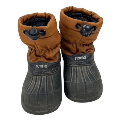 Reima loskari winter duck boots, brown | 22