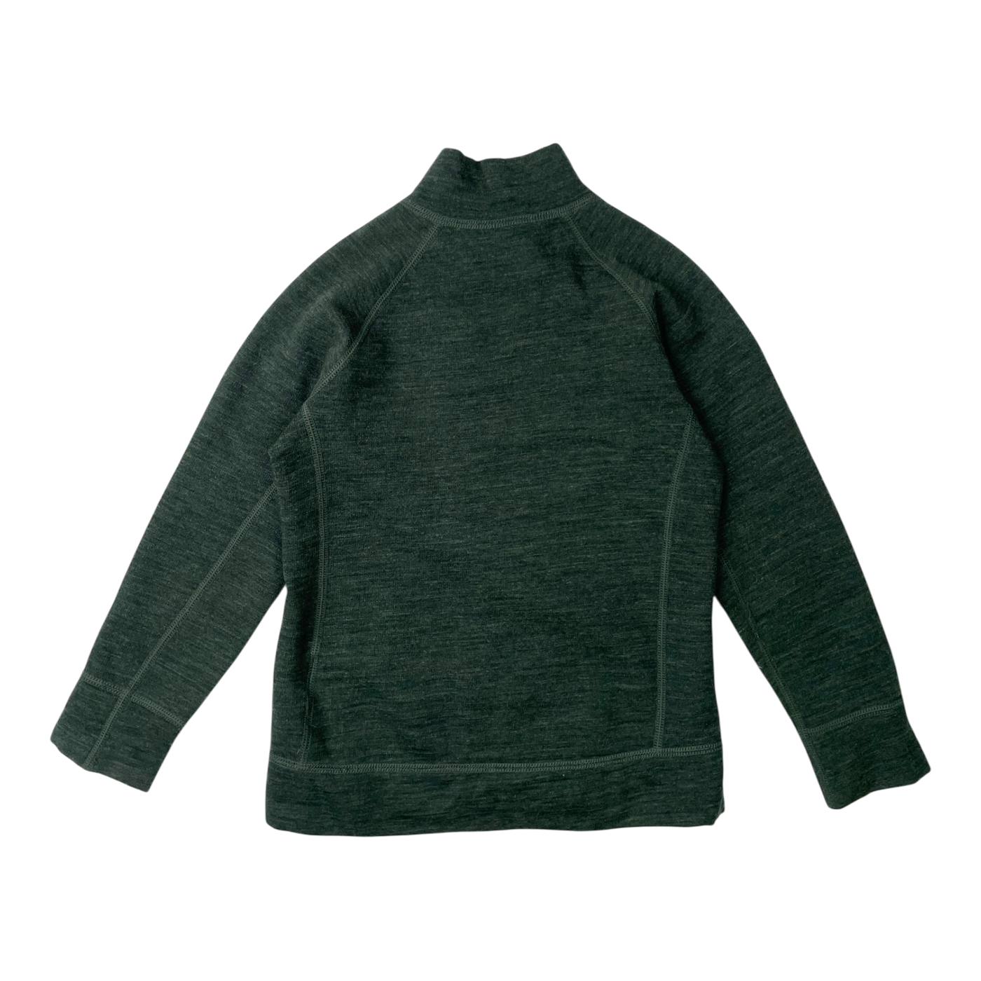 Reima mahti wool mix zip sweater, forest green | 104cm