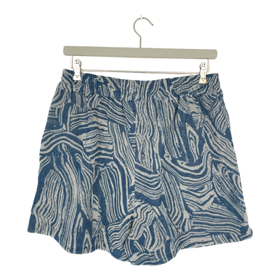 Dedicated terry shorts, swirl blue | woman L